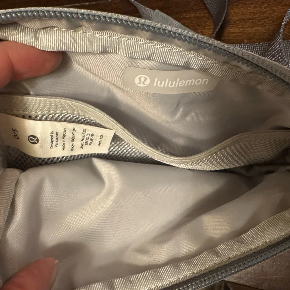 NWOT Lululemon Everywhere Mini Belt Bag Gray Ripstop Adjustable LU9BJ9S - Picture 5 of 6